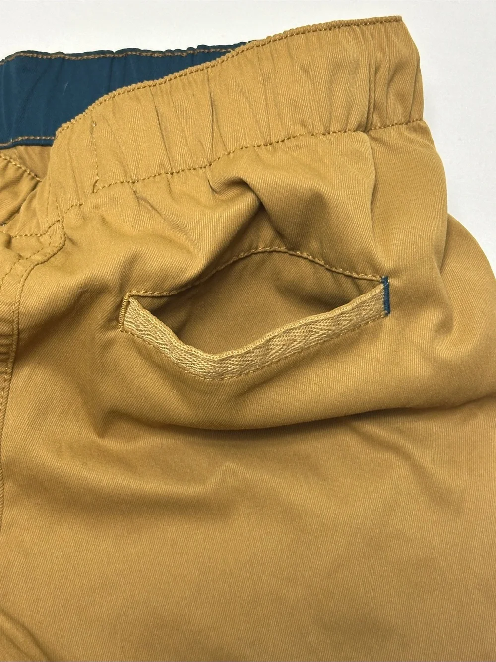 Ocean Current Kids Drawstring Shorts in Brown